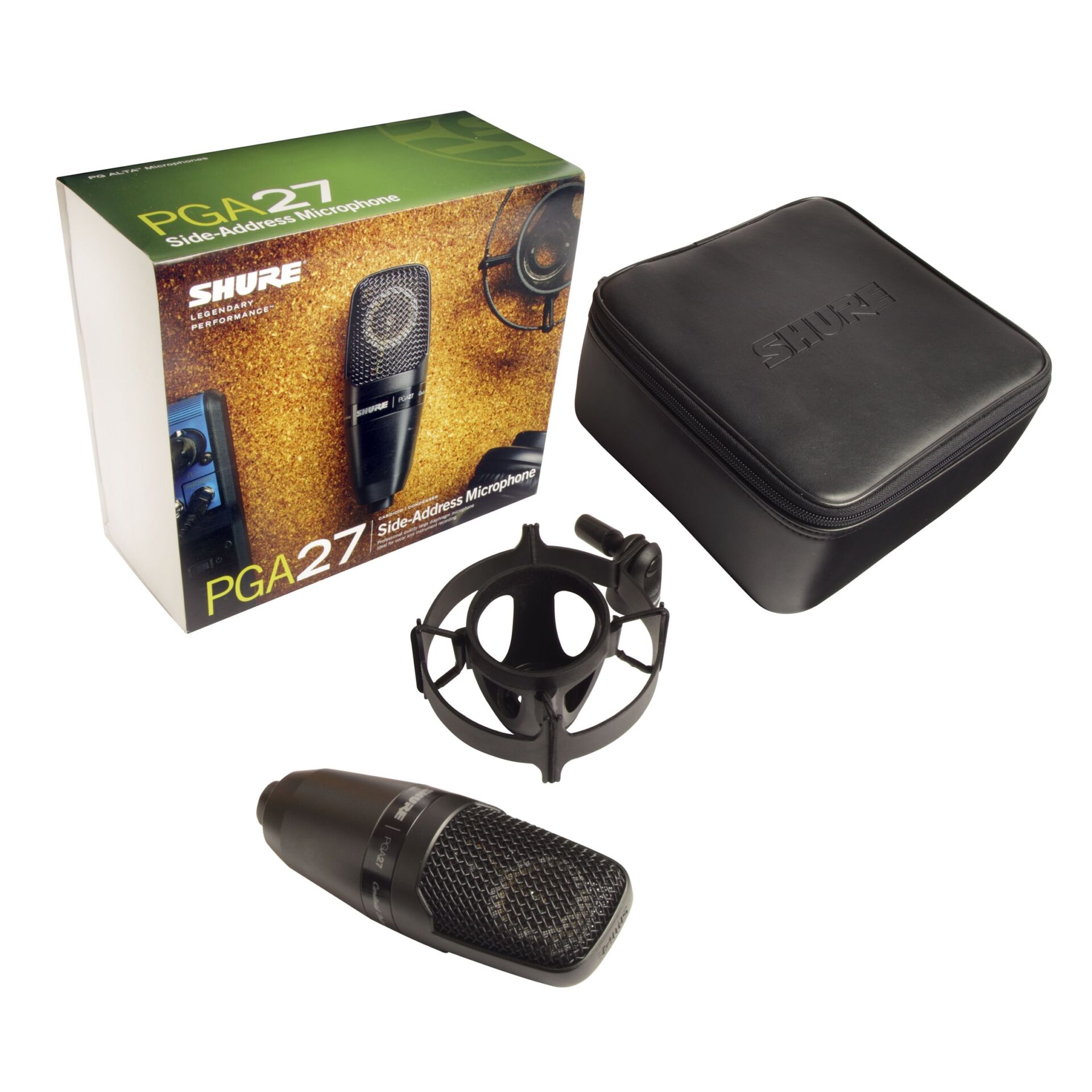 AUDIOIBIZA MICROFONO ESTUDIO SHURE PGA27 LC 1